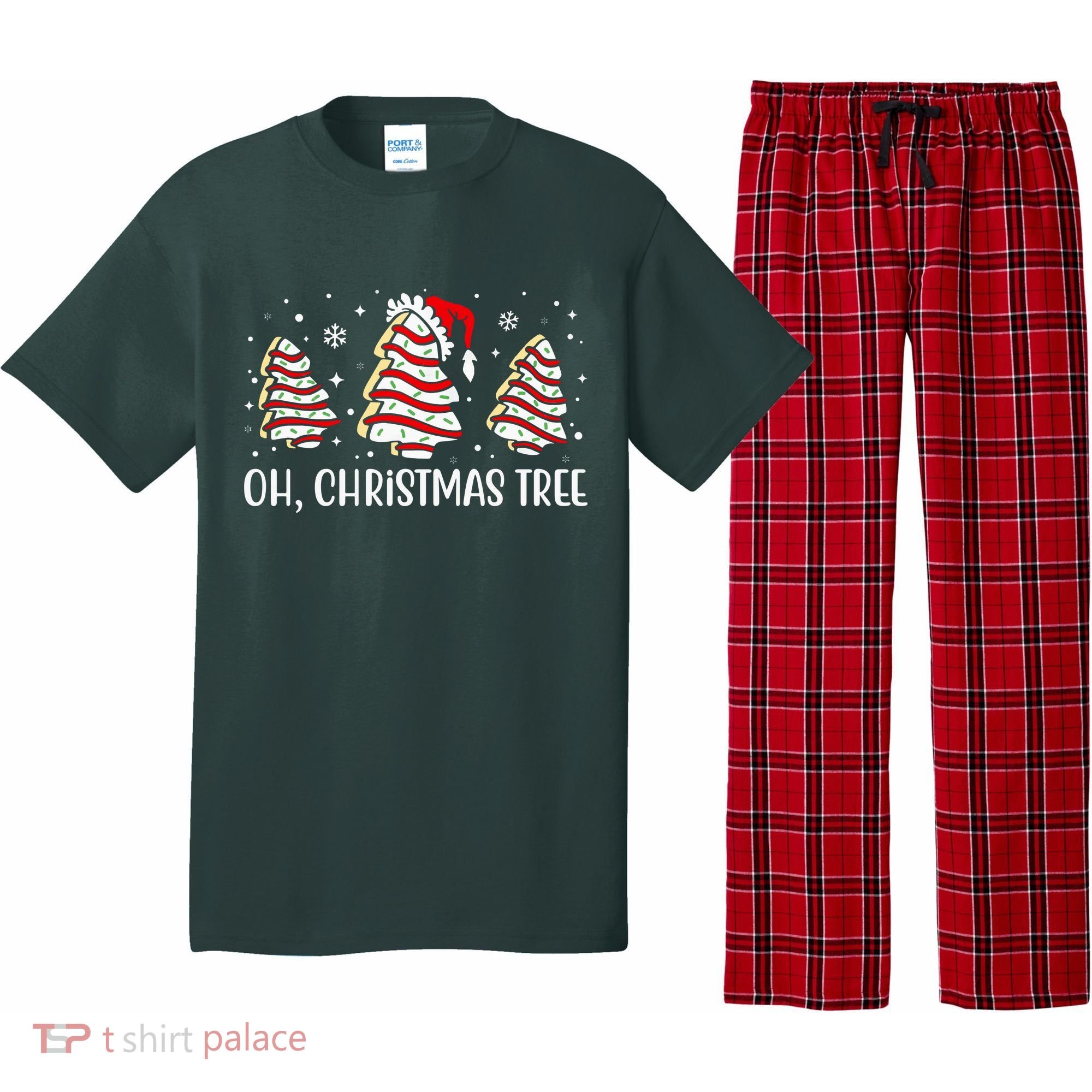 Oh Christmas Tree Cookie Festive Holiday Pajama Set