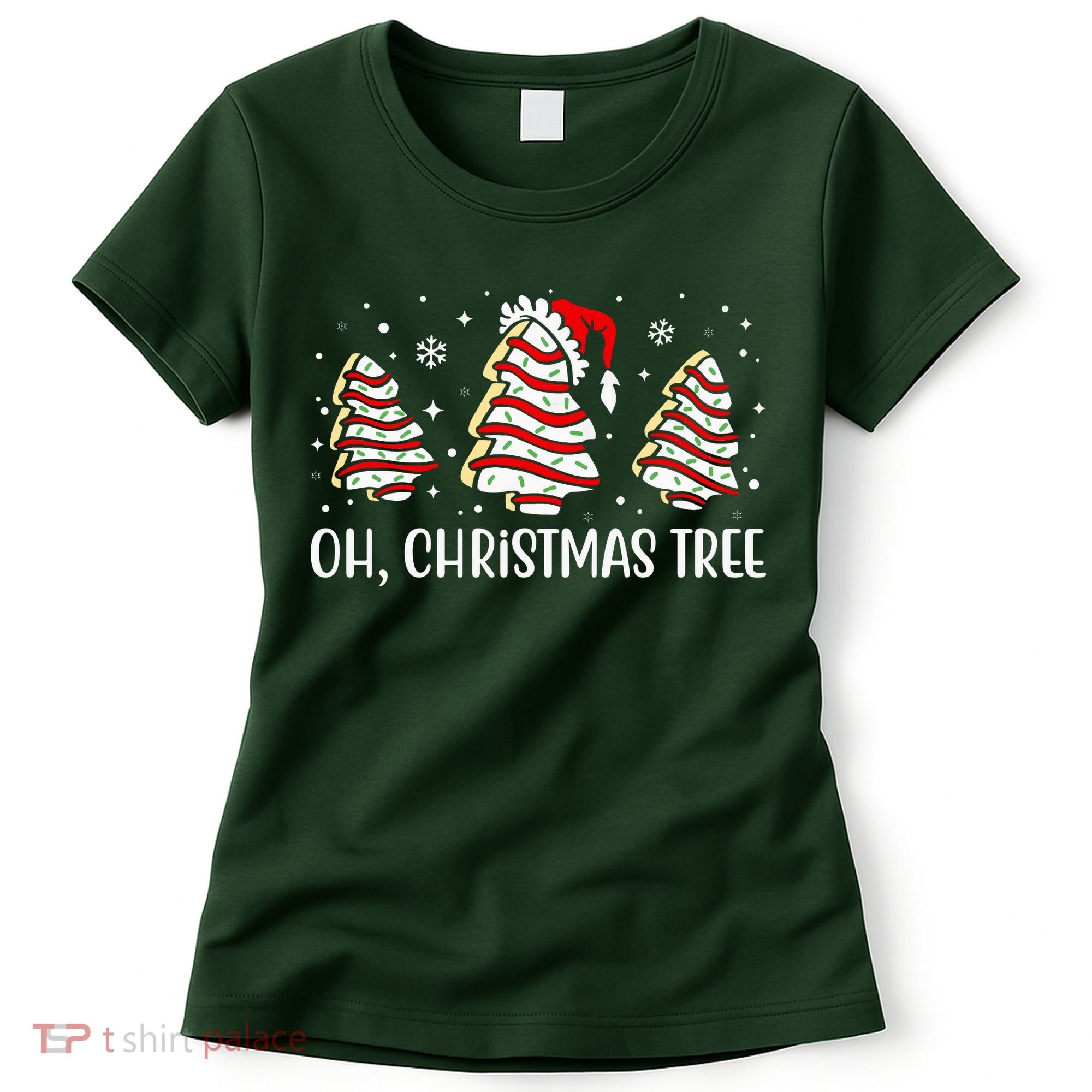 Oh Christmas Tree Cookie Festive Holiday Women's T-Shirt