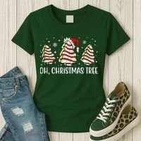 Oh Christmas Tree Cookie Festive Holiday Women's T-Shirt thumb 3