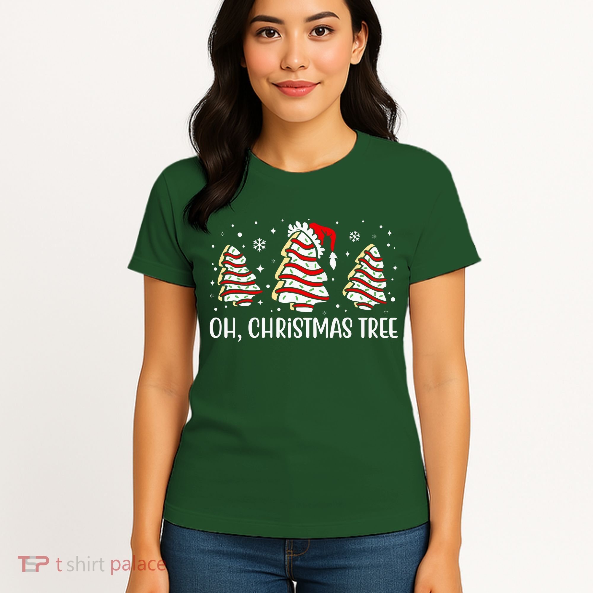 Oh Christmas Tree Cookie Festive Holiday Women's T-Shirt