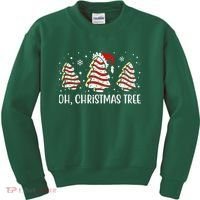 Oh Christmas Tree Cookie Festive Holiday Kids Sweatshirt thumb 0