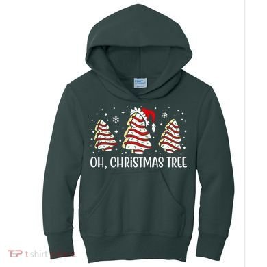 Oh Christmas Tree Cookie Festive Holiday Kids Hoodie