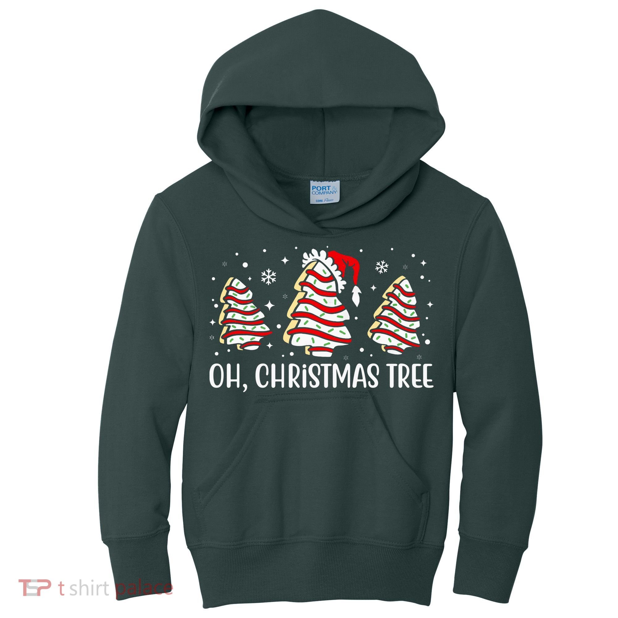 Oh Christmas Tree Cookie Festive Holiday Kids Hoodie