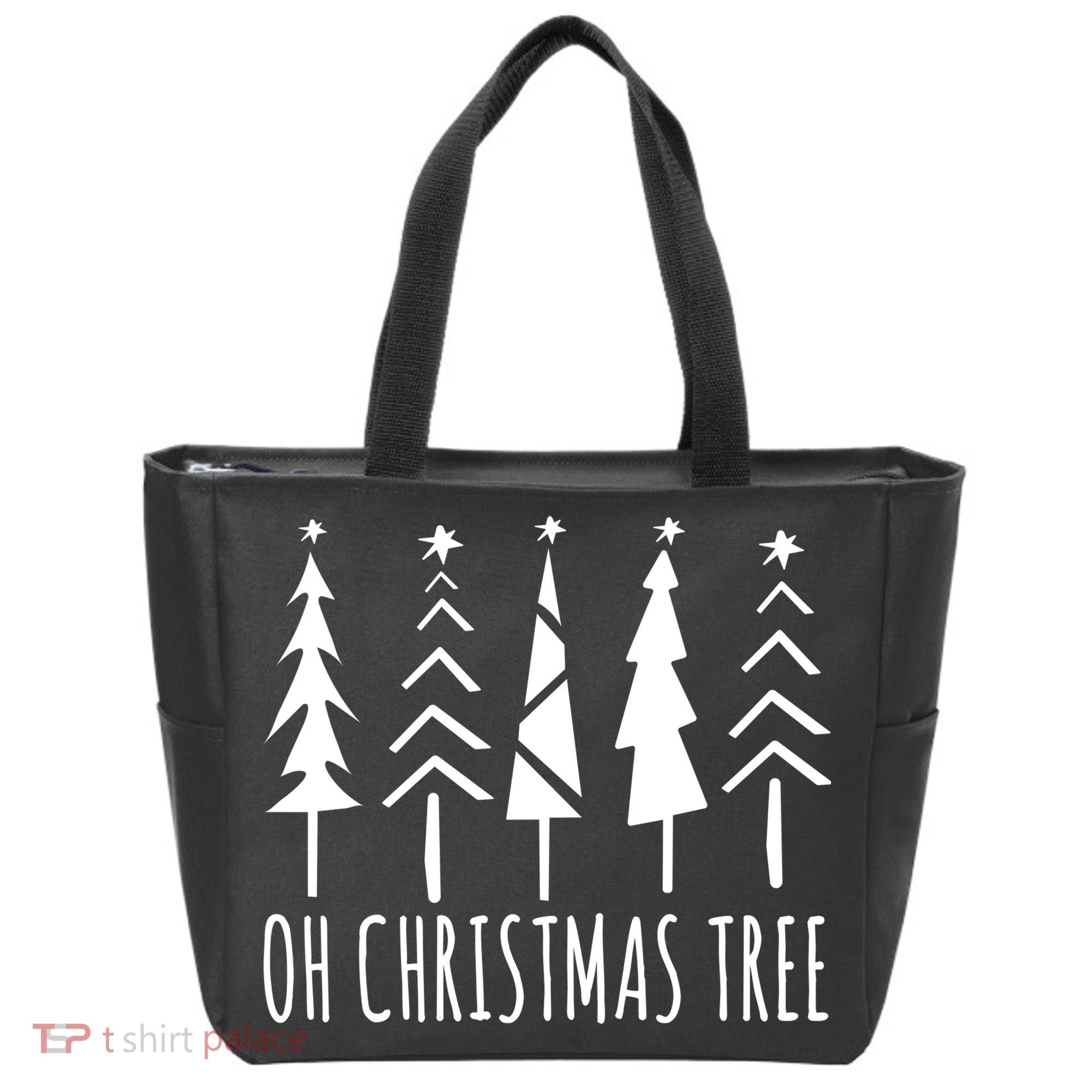 Oh Christmas Tree Festive Holiday Tote Bag