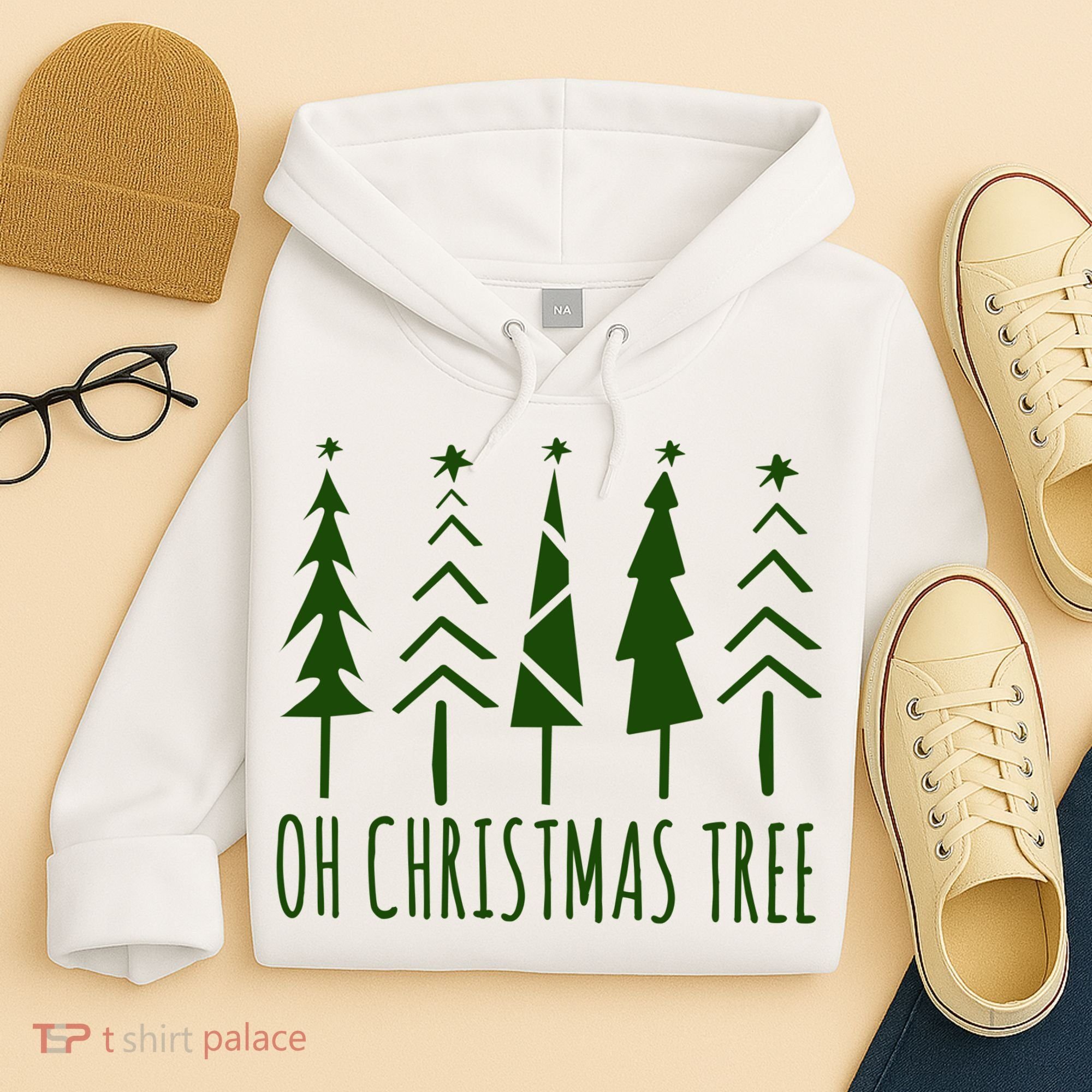 Oh Christmas Tree Festive Holiday Hoodie