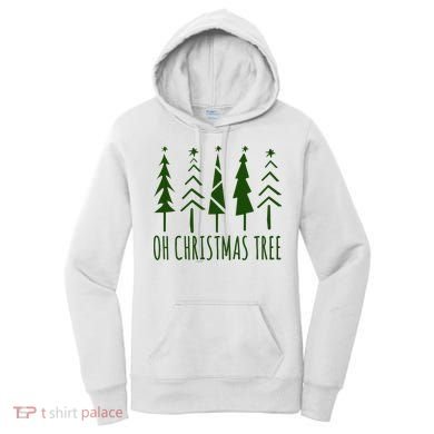 Oh Christmas Tree Festive Holiday Women's Hoodie