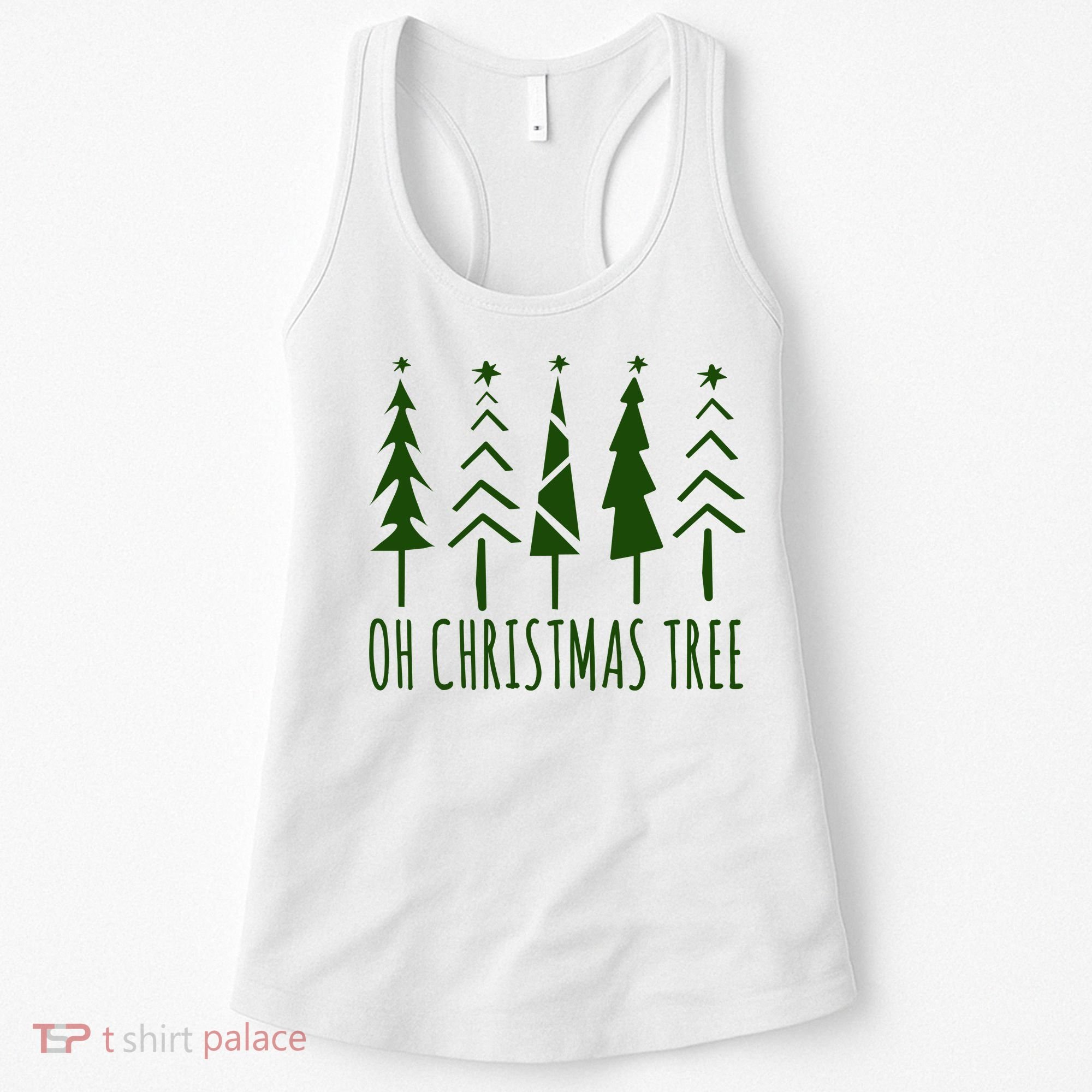Oh Christmas Tree Festive Holiday Women's Tank Top
