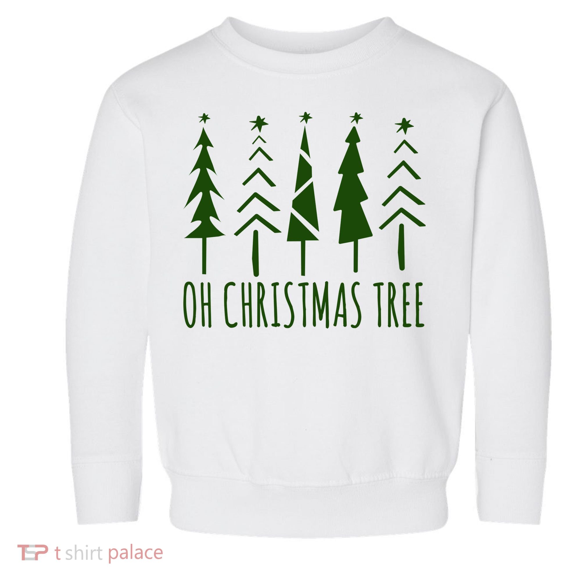 Oh Christmas Tree Festive Holiday Toddler Sweatshirt