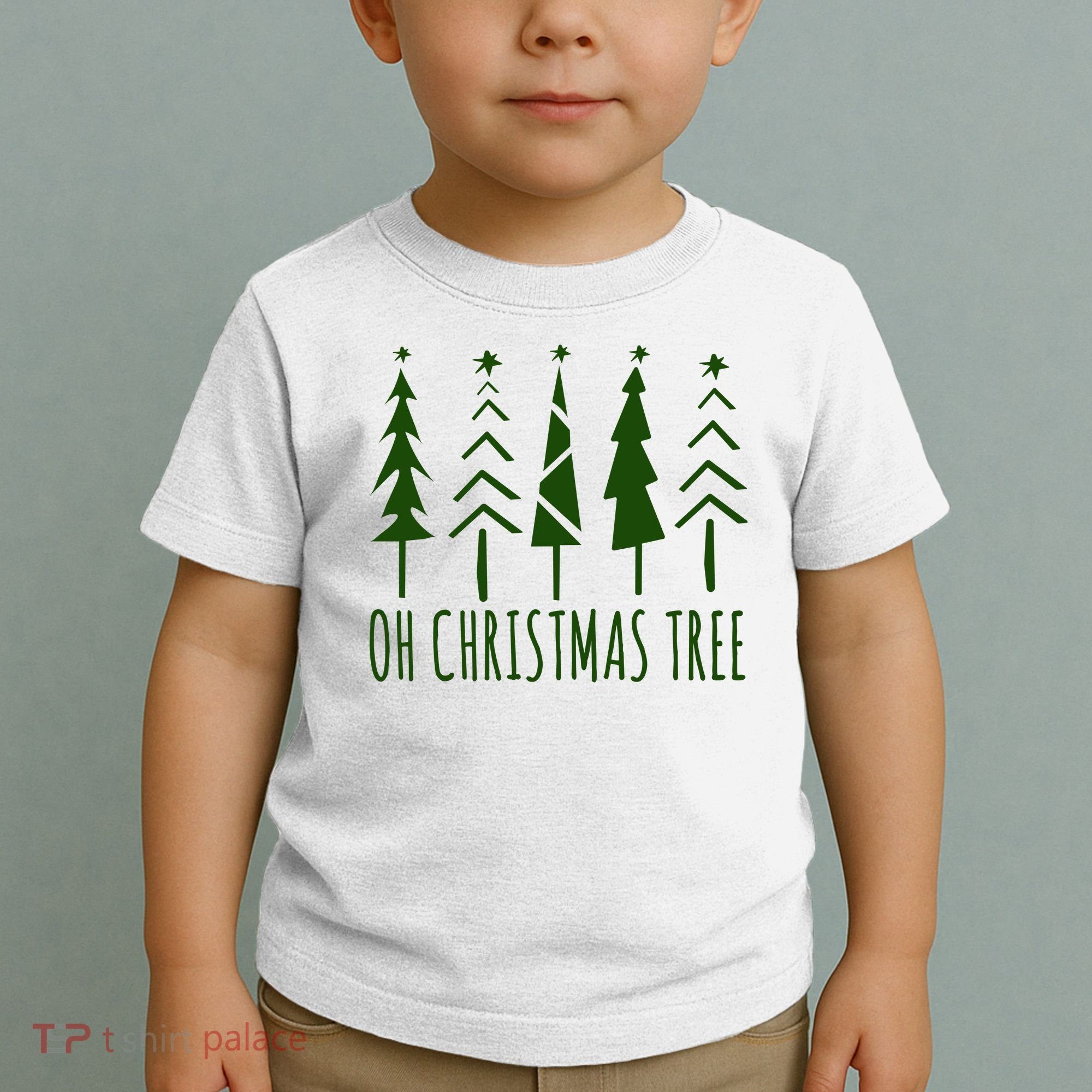 Oh Christmas Tree Festive Holiday Toddler T-Shirt