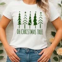 Oh Christmas Tree Festive Holiday Women's T-Shirt thumb 2