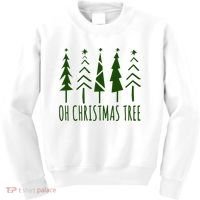 Oh Christmas Tree Festive Holiday Kids Sweatshirt thumb 0