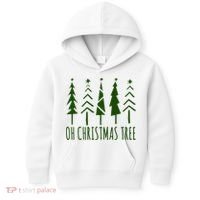 Oh Christmas Tree Festive Holiday Kids Hoodie thumb 0