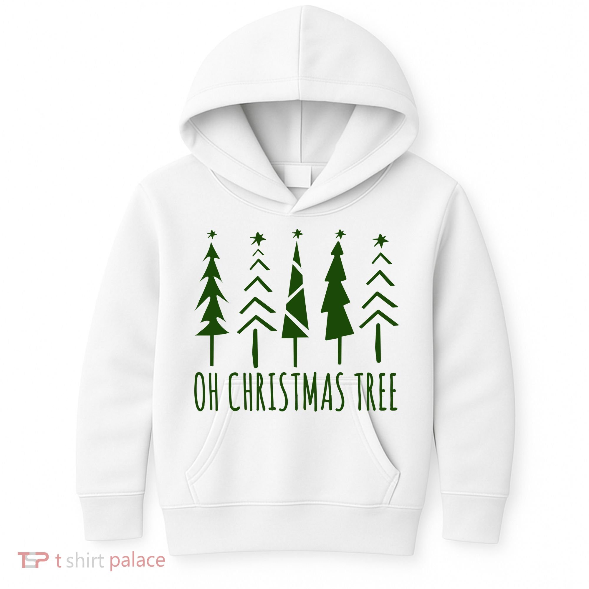Oh Christmas Tree Festive Holiday Kids Hoodie