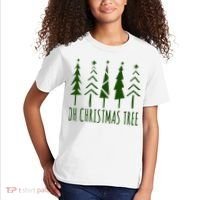 Oh Christmas Tree Festive Holiday Kids T-Shirt thumb 2