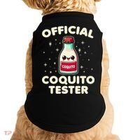O.fficial Coquito Tester  Puerto Rican Coquito Christmas  Doggie Tank thumb 0
