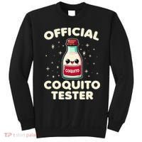 O.fficial Coquito Tester  Puerto Rican Coquito Christmas  Sweatshirt thumb 0