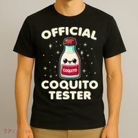 O.fficial Coquito Tester  Puerto Rican Coquito Christmas  T-Shirt thumb 3