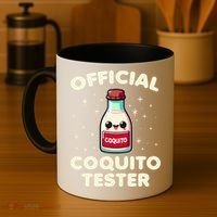 O.fficial Coquito Tester  Puerto Rican Coquito Christmas  Coffee Mug thumb 4