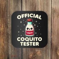 O.fficial Coquito Tester  Puerto Rican Coquito Christmas  Coaster thumb 0