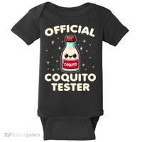 O.fficial Coquito Tester  Puerto Rican Coquito Christmas  Baby Bodysuit thumb 0