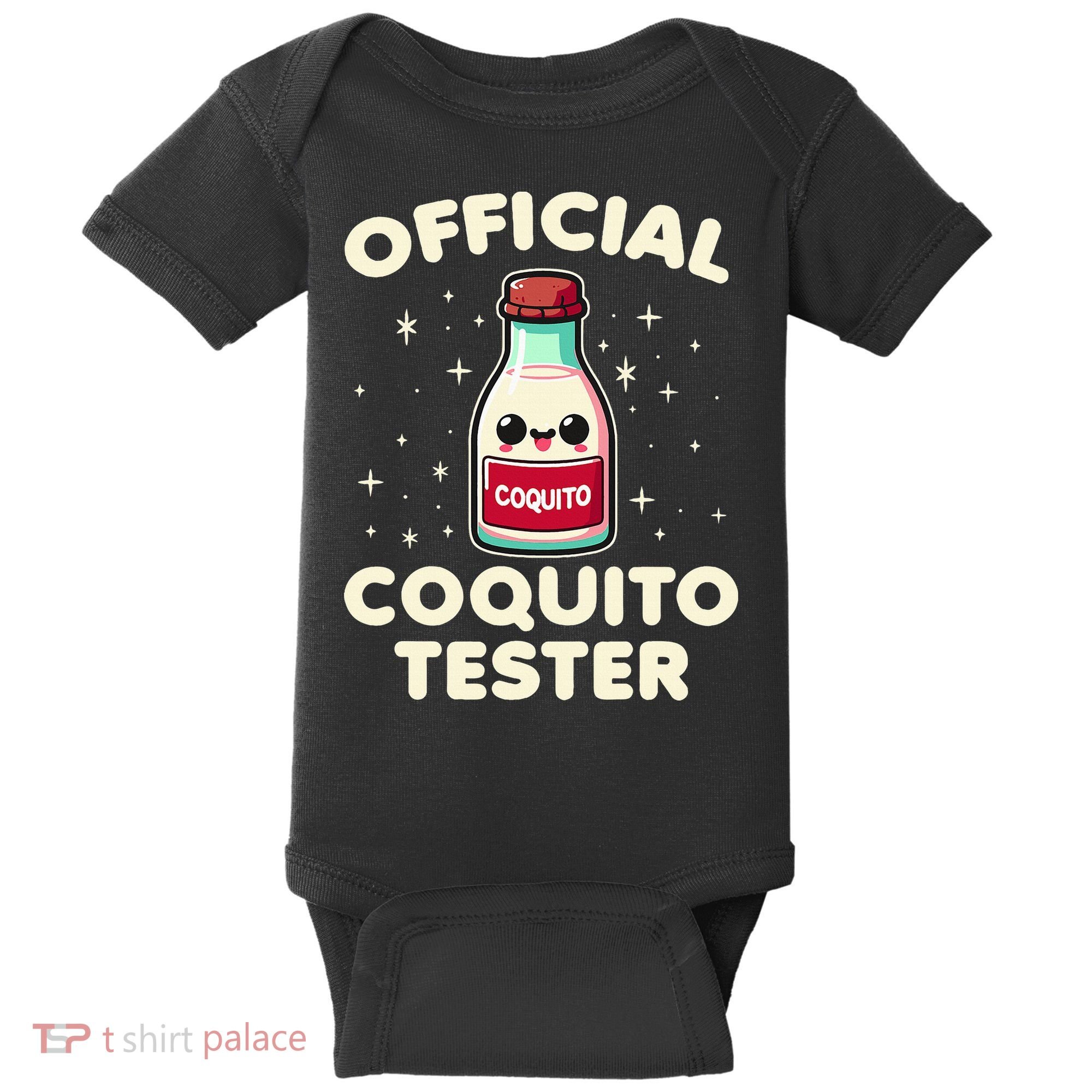 O.fficial Coquito Tester  Puerto Rican Coquito Christmas  Baby Bodysuit