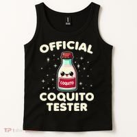 O.fficial Coquito Tester  Puerto Rican Coquito Christmas  Tank Top thumb 2