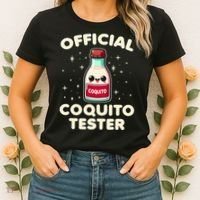 O.fficial Coquito Tester  Puerto Rican Coquito Christmas  Women's T-Shirt thumb 2