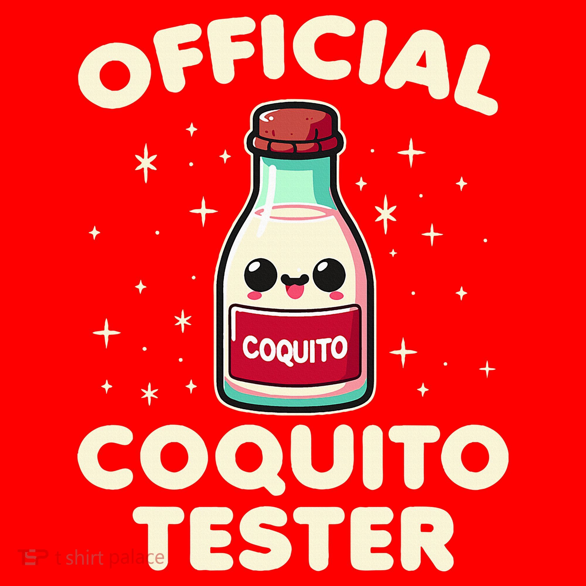O.fficial Coquito Tester  Puerto Rican Coquito Christmas  Santa Hat