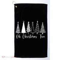 Oh Christmas Tree Holiday Golf Towel thumb 0
