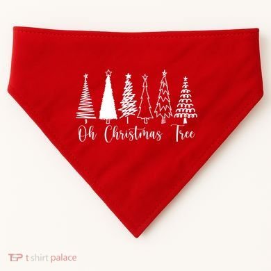 Oh Christmas Tree Holiday USA-Made Doggie Bandana