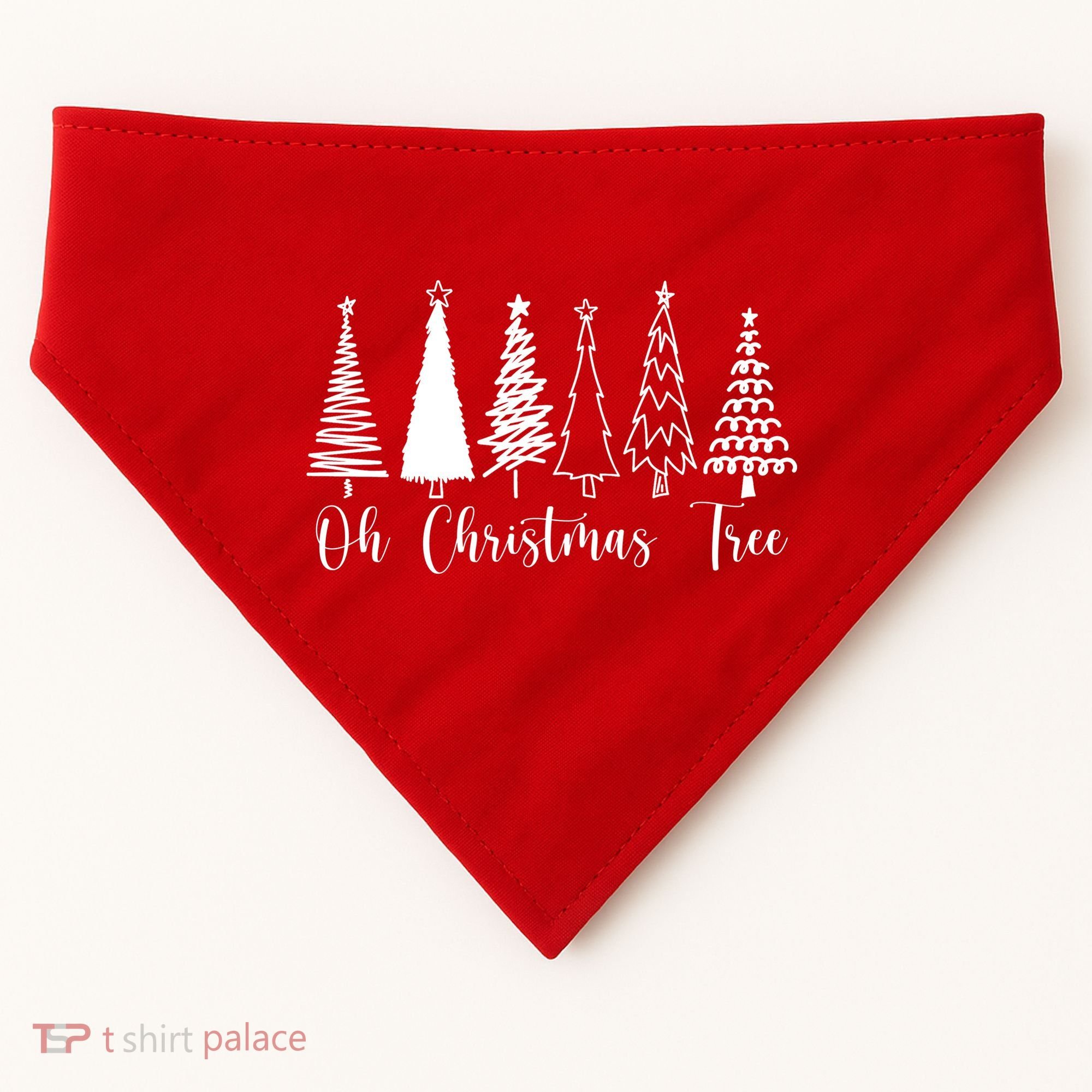 Oh Christmas Tree Holiday USA-Made Doggie Bandana