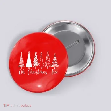 Oh Christmas Tree Holiday Button