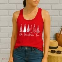 Oh Christmas Tree Holiday Women's Tank Top thumb 2
