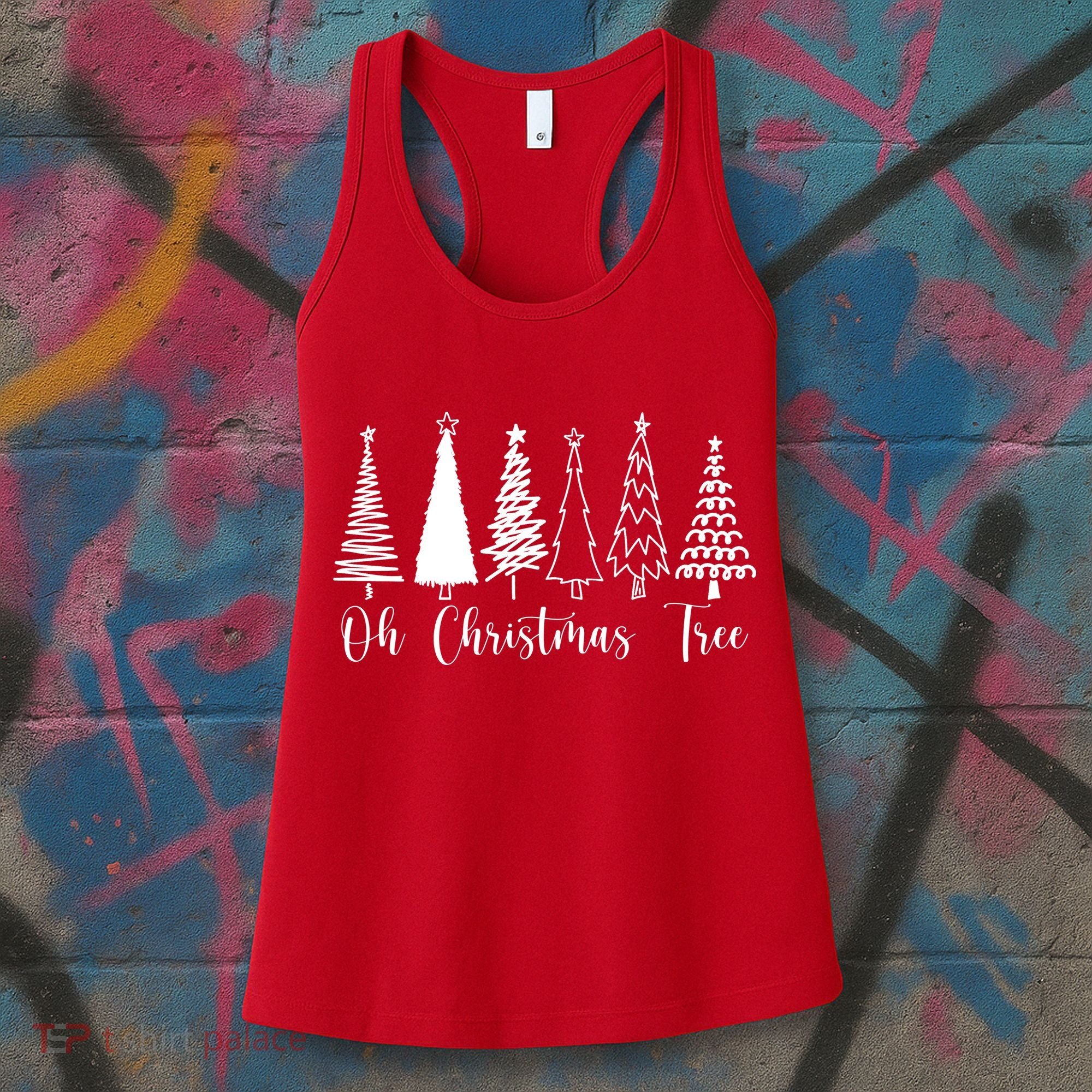 Oh Christmas Tree Holiday Women's Tank Top