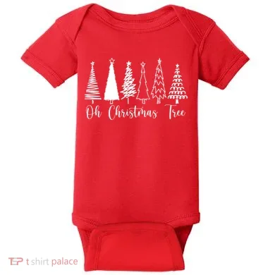 Oh Christmas Tree Holiday Baby Bodysuit