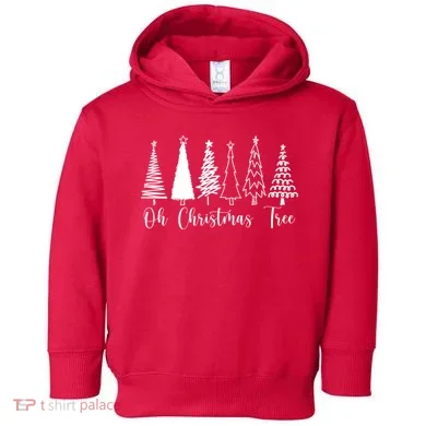Oh Christmas Tree Holiday Toddler Hoodie