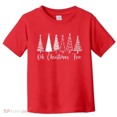 Oh Christmas Tree Holiday Toddler T-Shirt