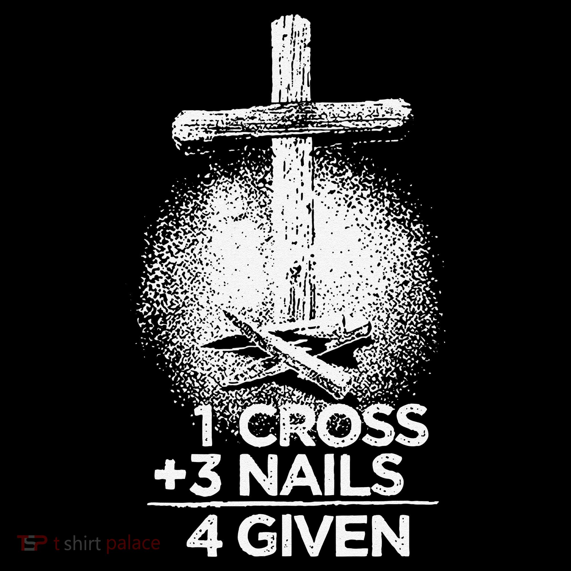 One Cross Three Nails Forgiven Cross Christian Faith Women's Hoodie