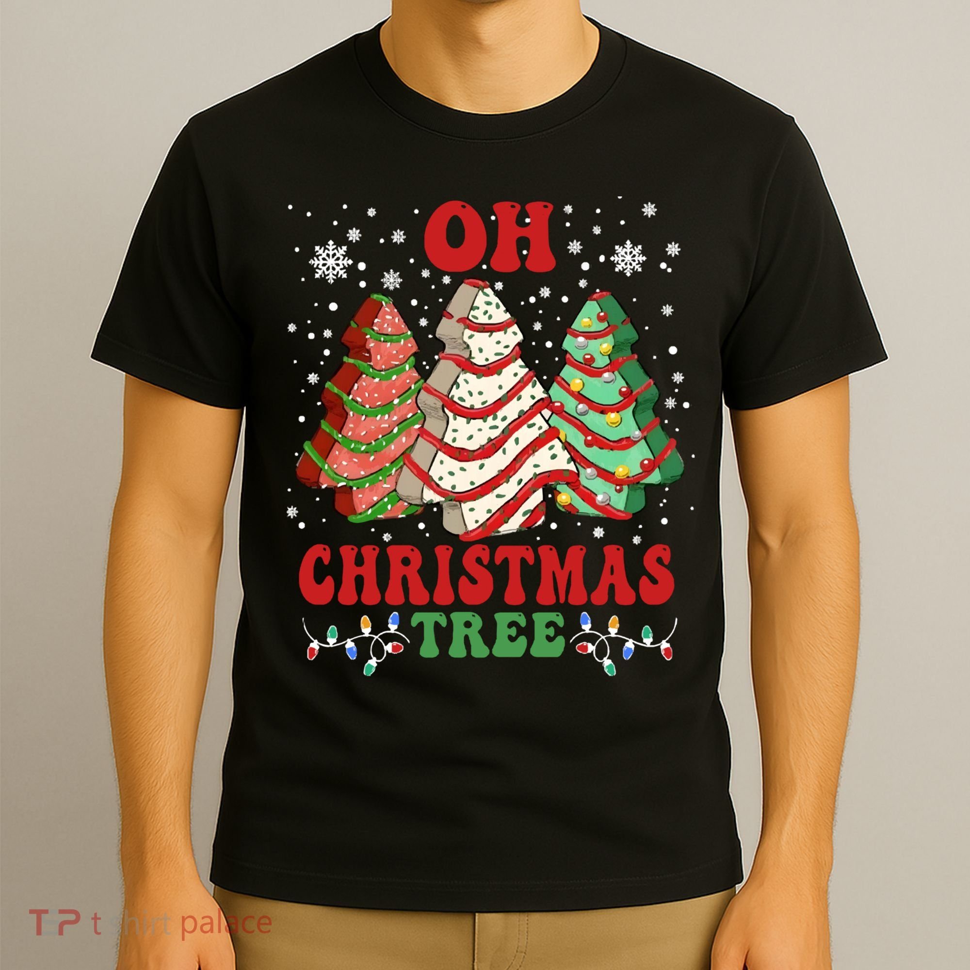 Oh Christmas Tree Cakes Debbie Funny Christmas T-Shirt