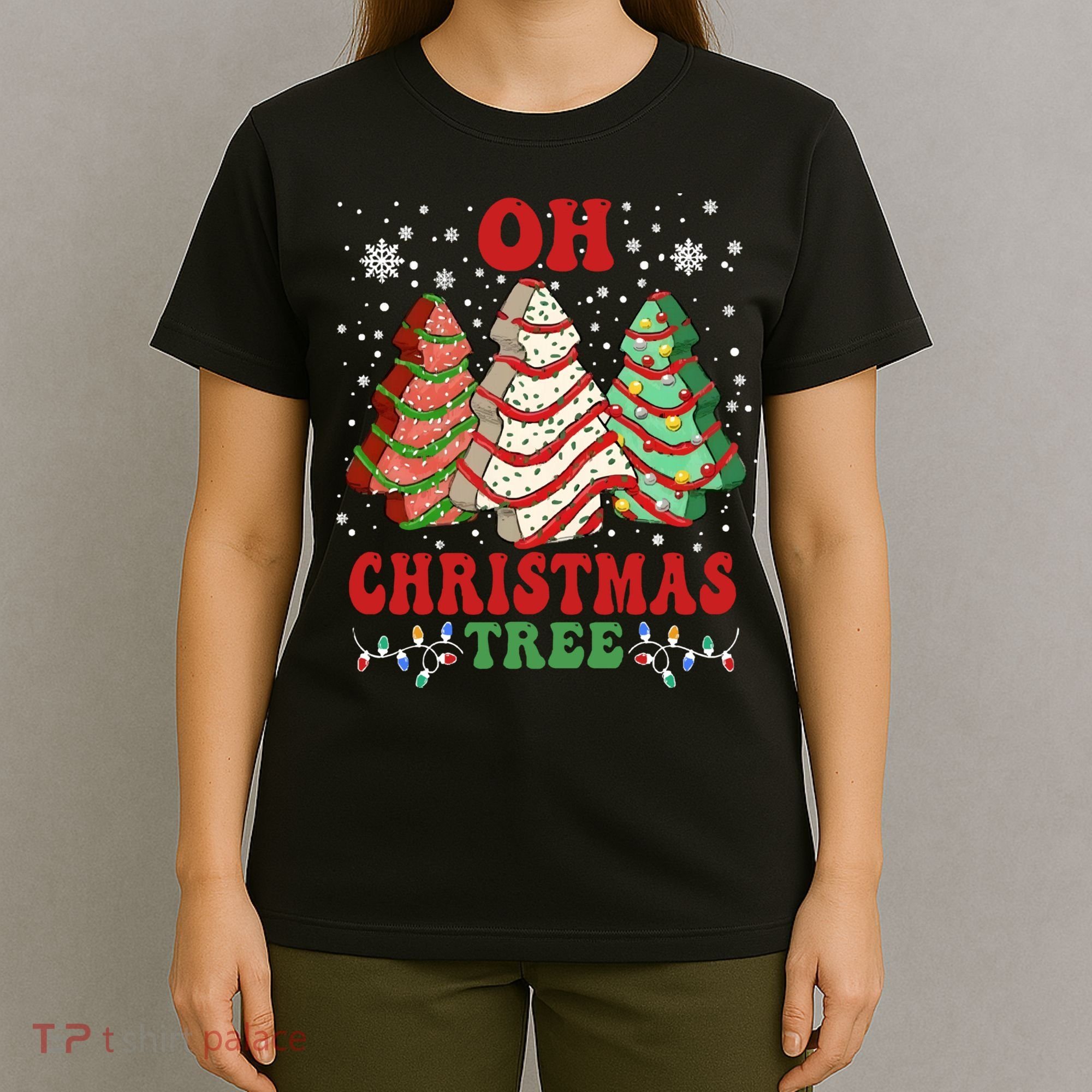 Oh Christmas Tree Cakes Debbie Funny Christmas T-Shirt