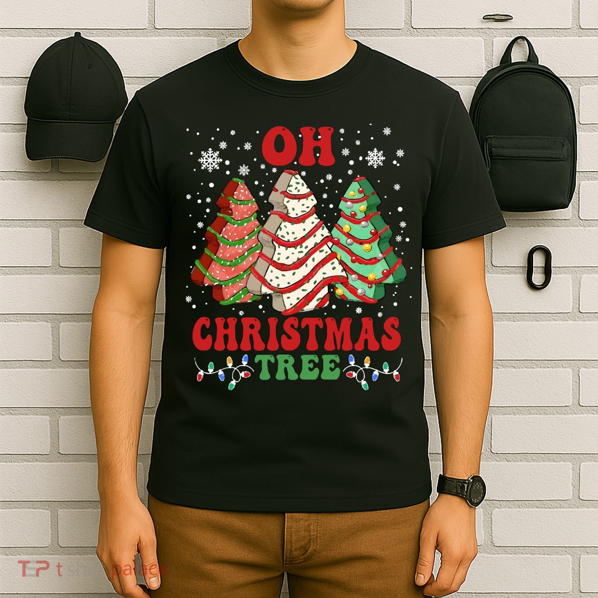 Oh Christmas Tree Cakes Debbie Funny Christmas T-Shirt