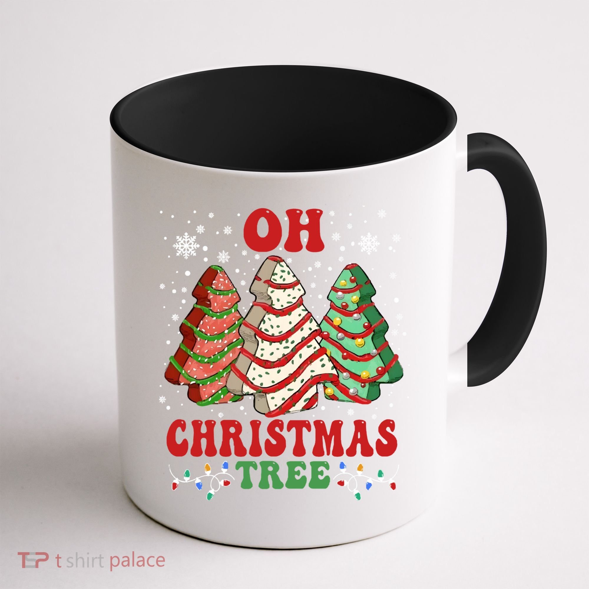 Oh Christmas Tree Cakes Debbie Funny Christmas Coffee Mug
