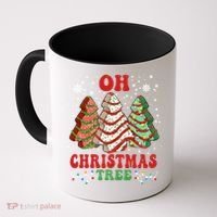 Oh Christmas Tree Cakes Debbie Funny Christmas Coffee Mug thumb 0