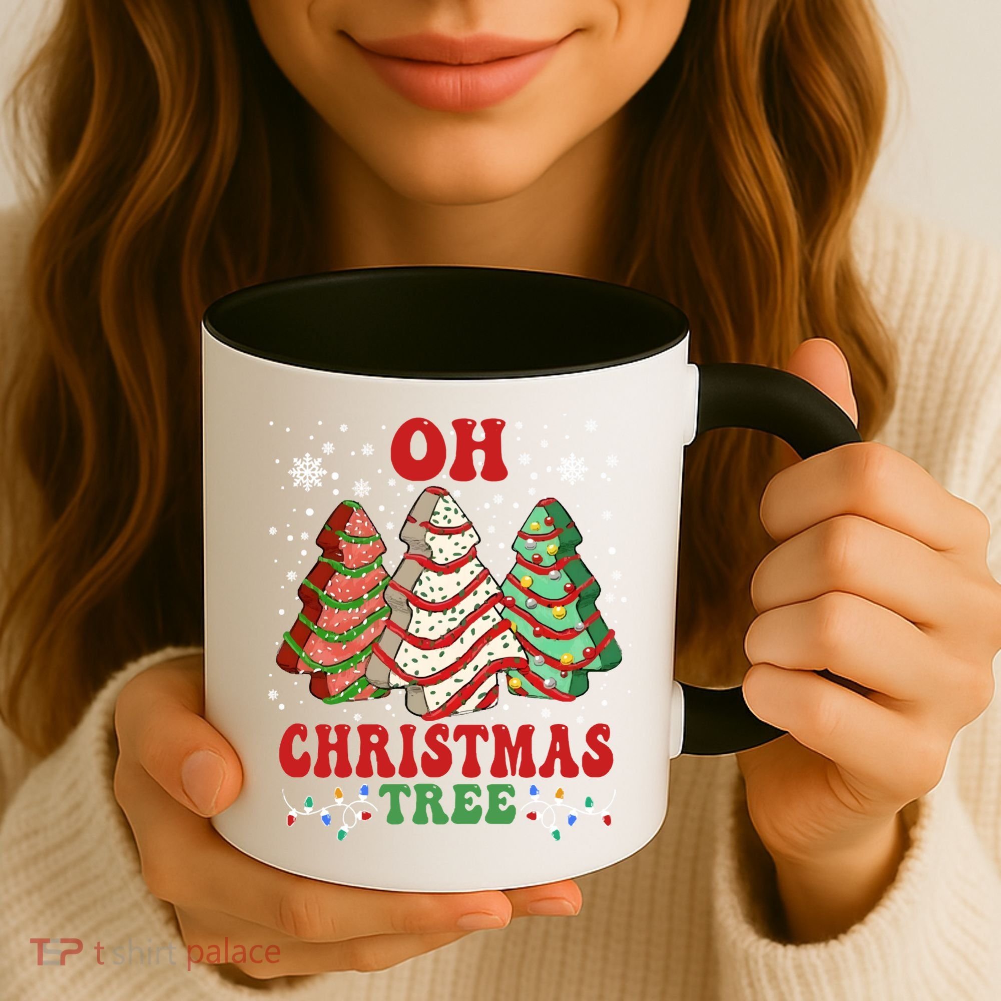 Oh Christmas Tree Cakes Debbie Funny Christmas Coffee Mug