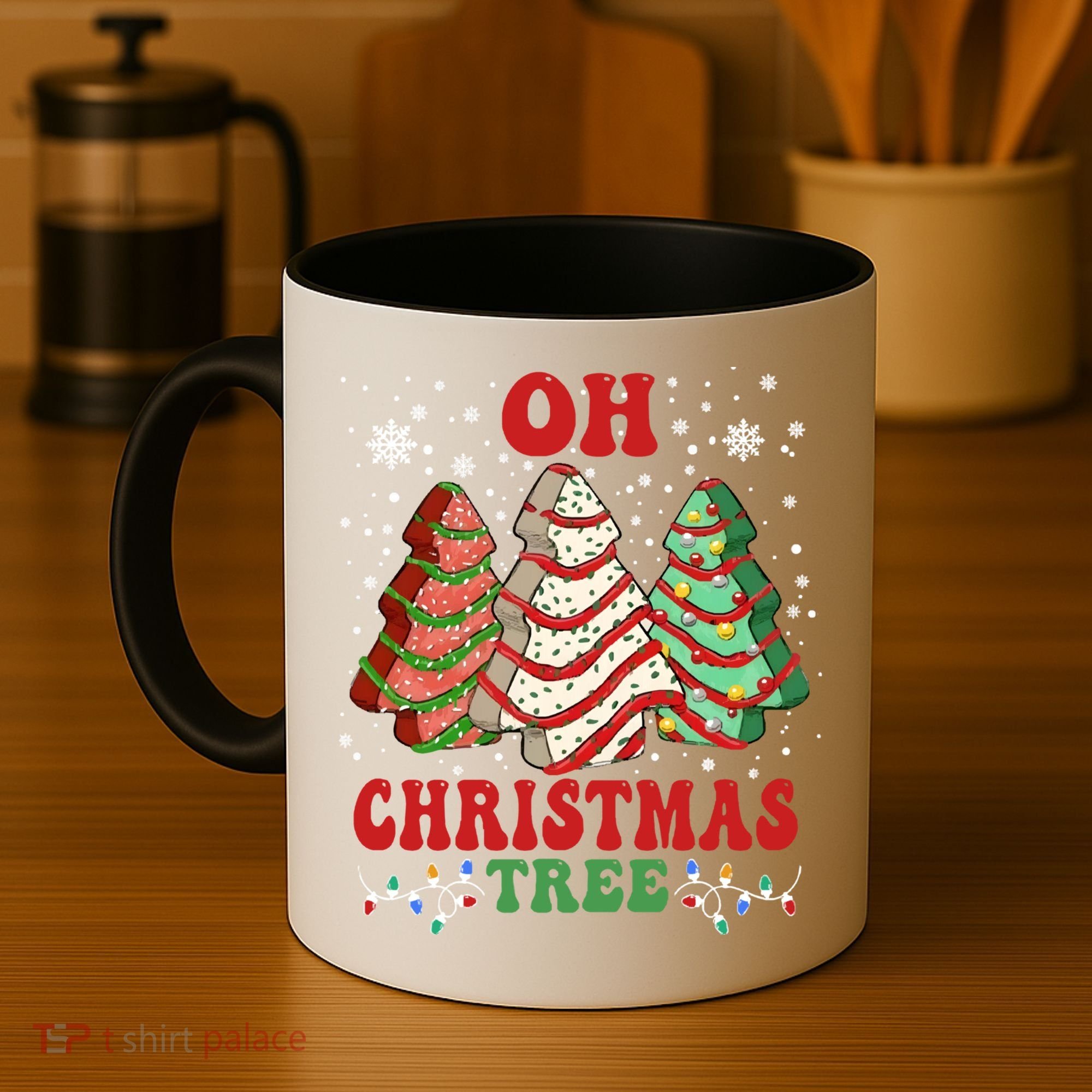 Oh Christmas Tree Cakes Debbie Funny Christmas Coffee Mug