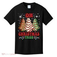 Oh Christmas Tree Cakes Debbie Funny Christmas Kids T-Shirt thumb 0