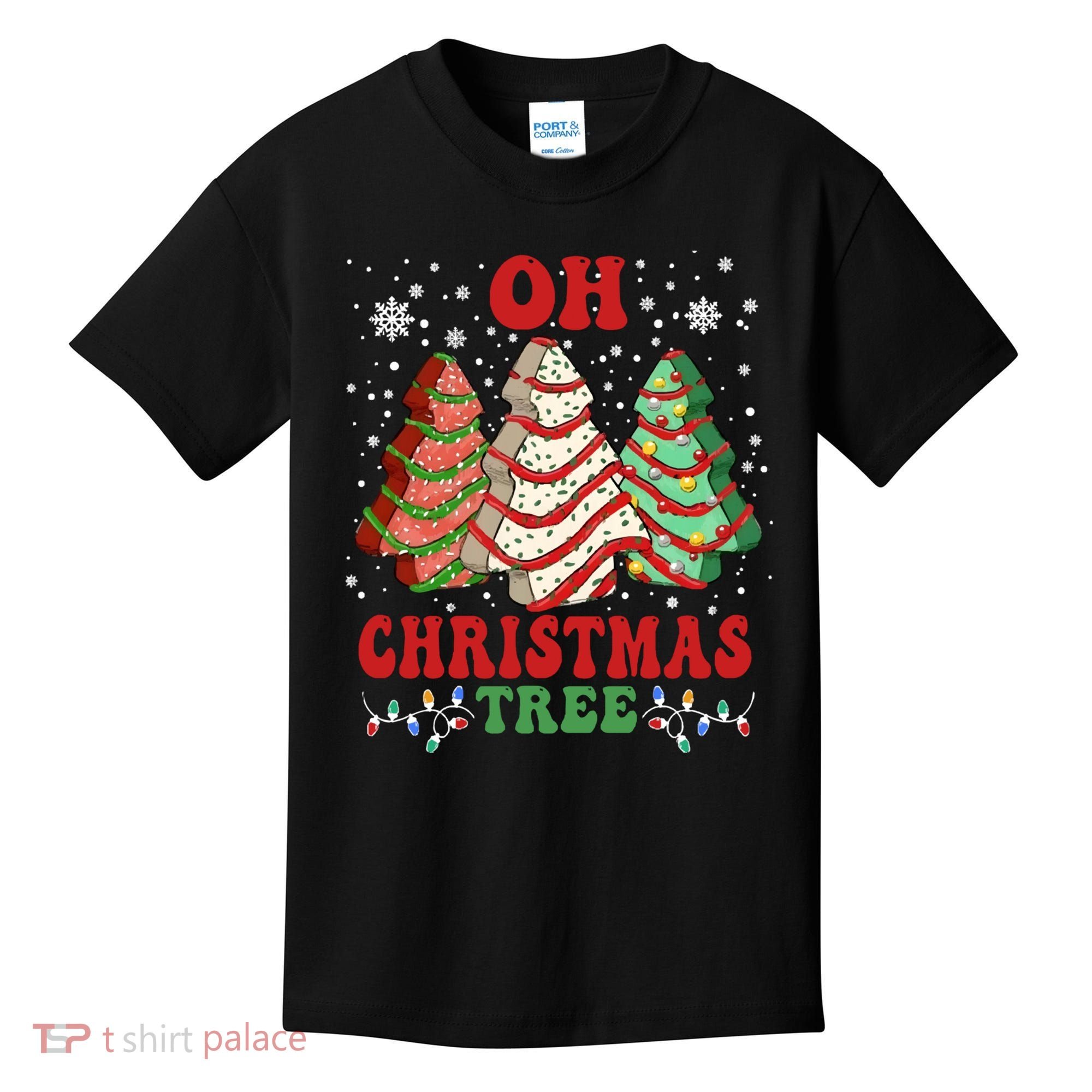 Oh Christmas Tree Cakes Debbie Funny Christmas Kids T-Shirt