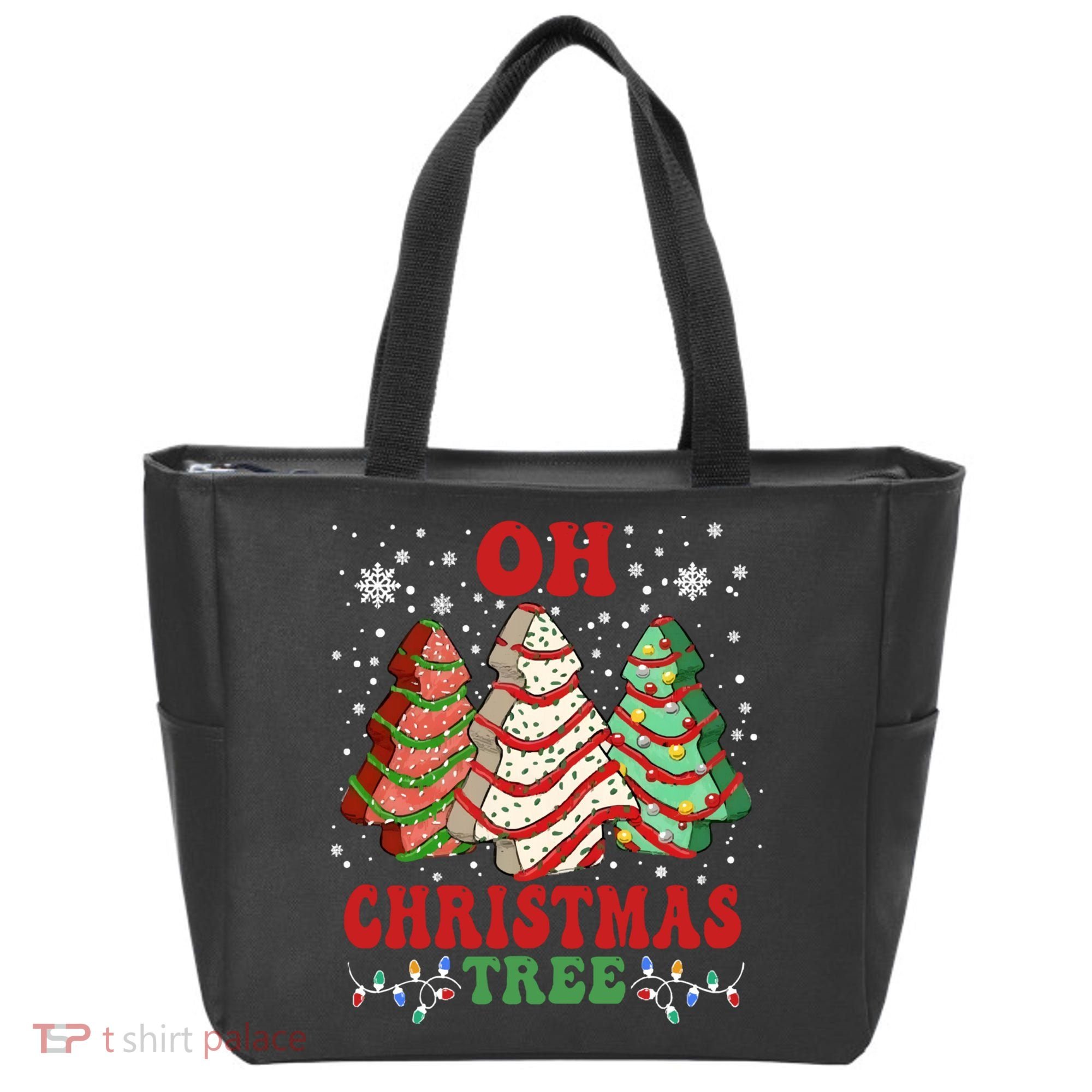 Oh Christmas Tree Cakes Debbie Funny Christmas Tote Bag