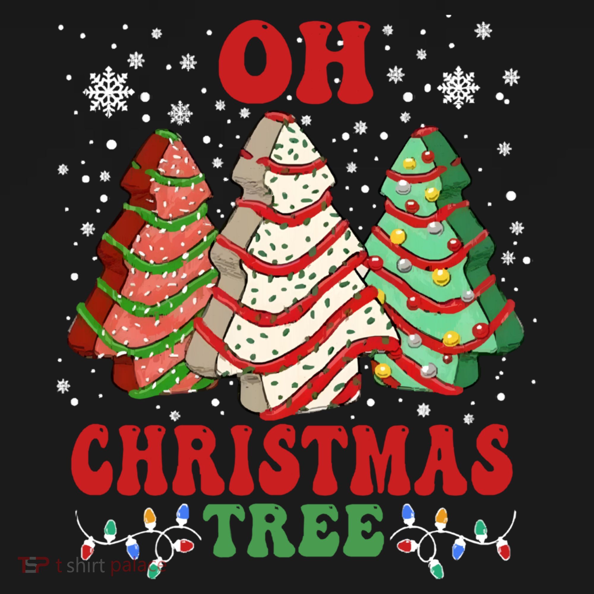 Oh Christmas Tree Cakes Debbie Funny Christmas Tote Bag