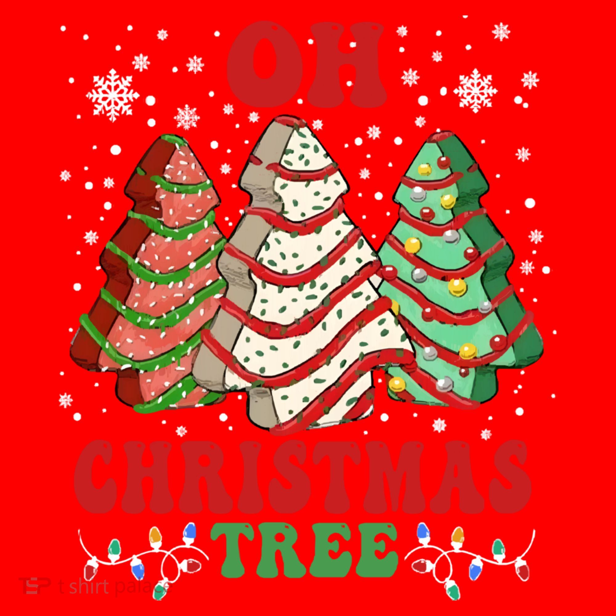 Oh Christmas Tree Cakes Debbie Funny Christmas Santa Hat